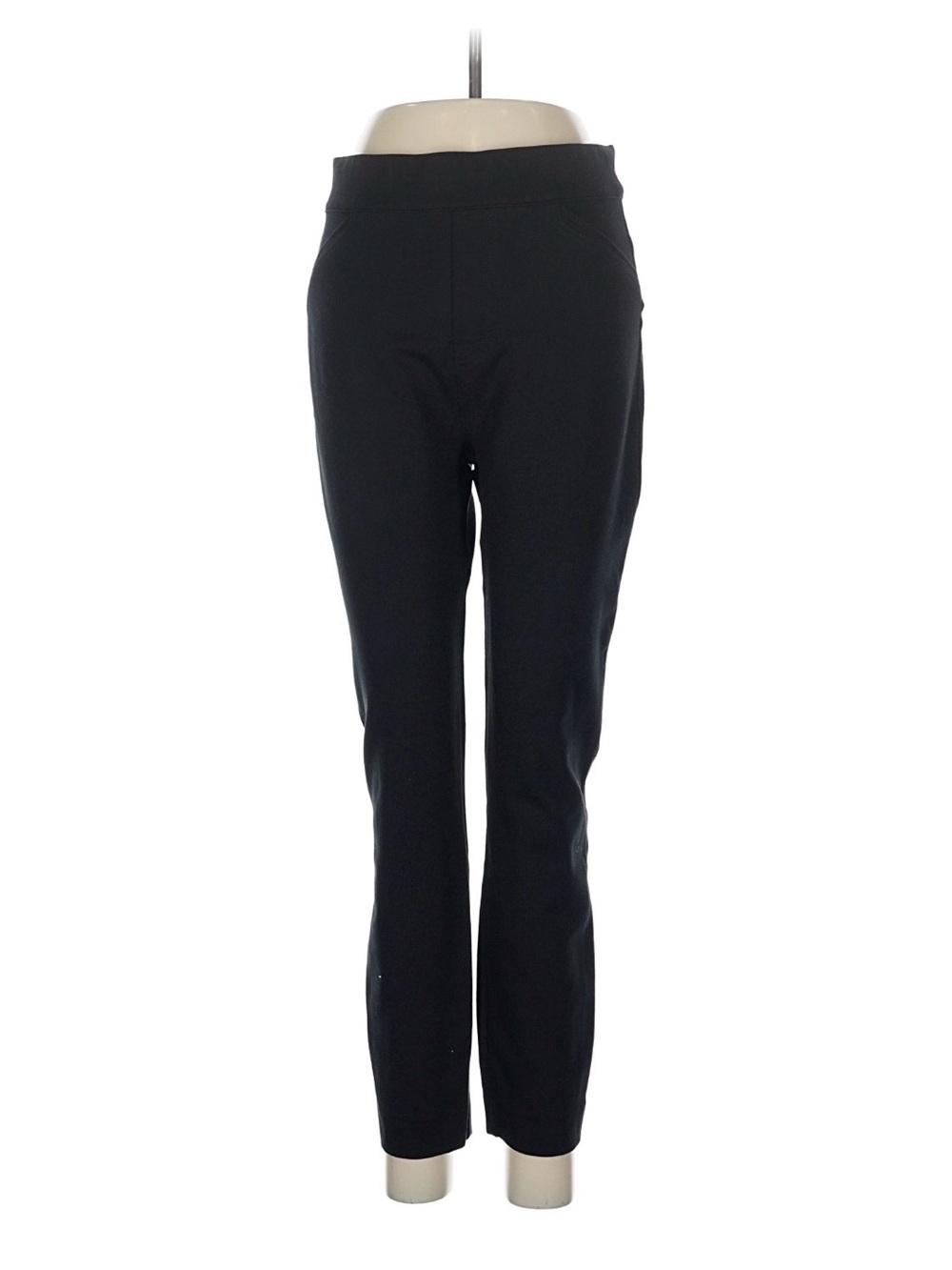 SPANX Supersmooth Perfect Fit Stretch Slim Straight Leg Pants Black Size M Women